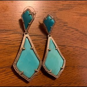 KENDRA SCOTT Blue Turquoise Earrings